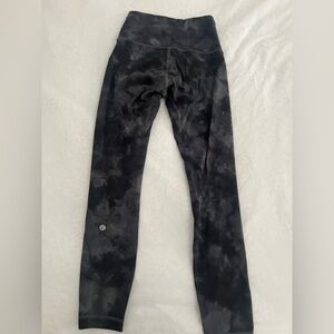 Lululemon Black Tie-Dye Leggings
